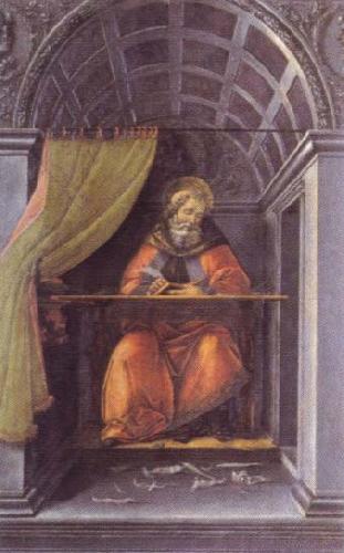 Sandro Botticelli st.augustine in the cell Germany oil painting art